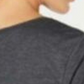 Camiseta feminina Ideology com amarração nas costas, cinza, tamanho médio