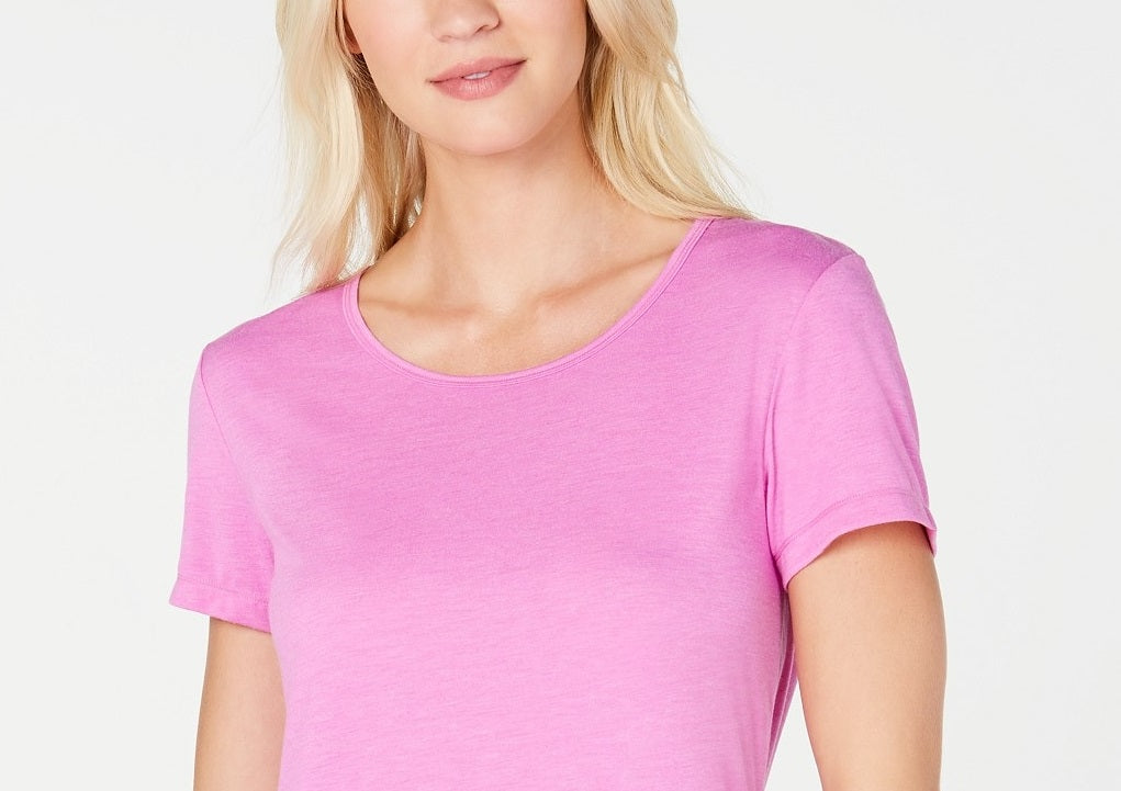 Camiseta feminina Ideology com amarração nas costas, rosa, tamanho extra pequeno