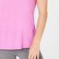 Camiseta feminina Ideology com amarração nas costas, rosa, tamanho extra pequeno