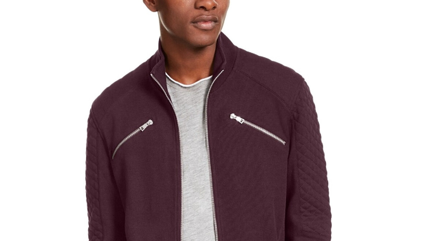 Jaqueta masculina acolchoada com nervuras e mangas compridas INC International Concepts, tamanho pequeno