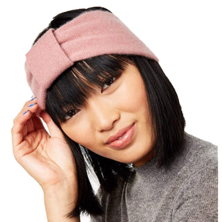 Charter Club Women's Cashmere Earwarmer Headband  Pink Size One Size