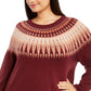 Suéter feminino plus size Fair Isle da Style &amp; Co, vermelho, tamanho extra grande