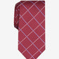 Gravata Canton Grid Masculina Club Room Vermelha Tamanho Regular