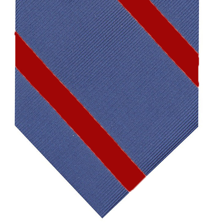 Gravata listrada masculina Club Room vermelha tamanho regular