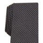 Gravata Alfani Masculina Slim Solid Preta Tamanho Regular