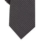Gravata Alfani Masculina Slim Solid Preta Tamanho Regular
