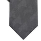 Gravata Alfani Masculina Slim Abstract Preta Tamanho Regular