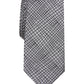 Gravata Alfani Masculina Slim Abstract Cinza Tamanho Regular