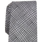 Gravata Alfani Masculina Slim Abstract Cinza Tamanho Regular