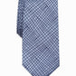 Gravata Alfani Masculina Slim Abstract Azul Marinho Tamanho Regular