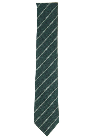 Gravata Alfani Slim Stripe Masculina Verde Tamanho Regular