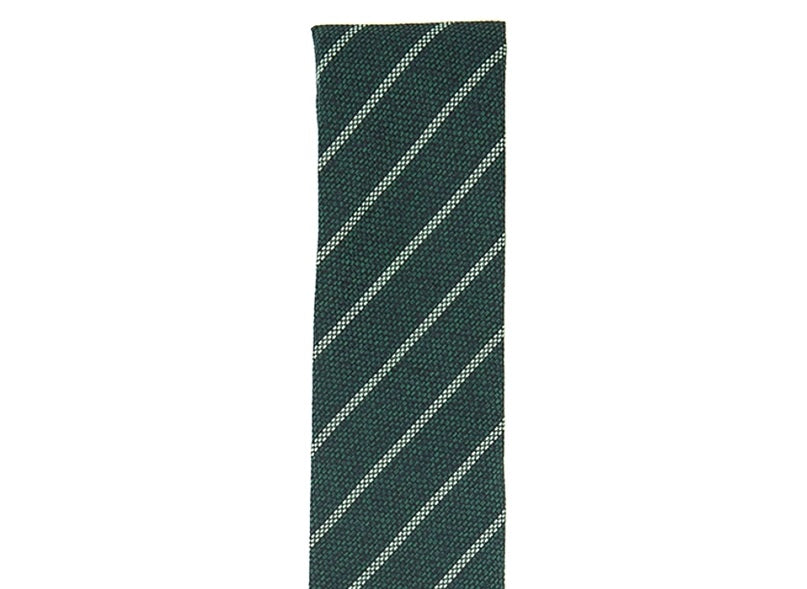 Gravata Alfani Slim Stripe Masculina Verde Tamanho Regular