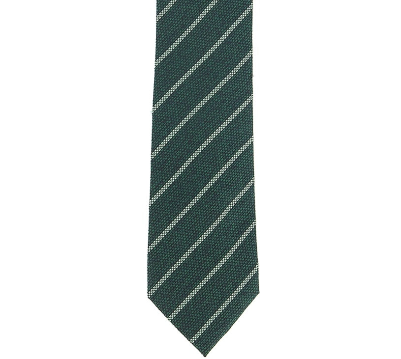 Gravata Alfani Slim Stripe Masculina Verde Tamanho Regular