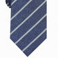 Gravata Alfani Slim Stripe Masculina Azul Tamanho Regular