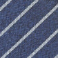 Gravata Alfani Slim Stripe Masculina Azul Tamanho Regular
