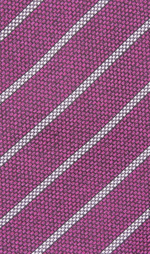 Gravata Alfani Slim Stripe Masculina Rosa Tamanho Regular