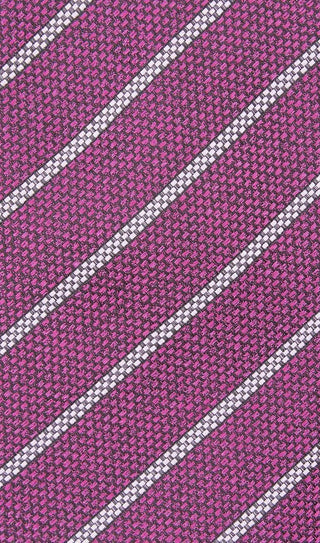 Gravata Alfani Slim Stripe Masculina Rosa Tamanho Regular