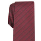 Gravata Alfani Slim Grid Masculina Rosa Tamanho Regular