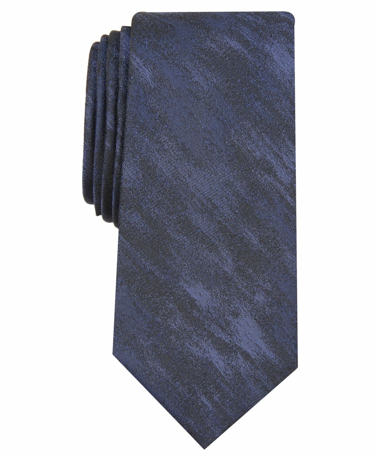 Gravata Alfani Optimus Solid Masculina Azul Tamanho Regular