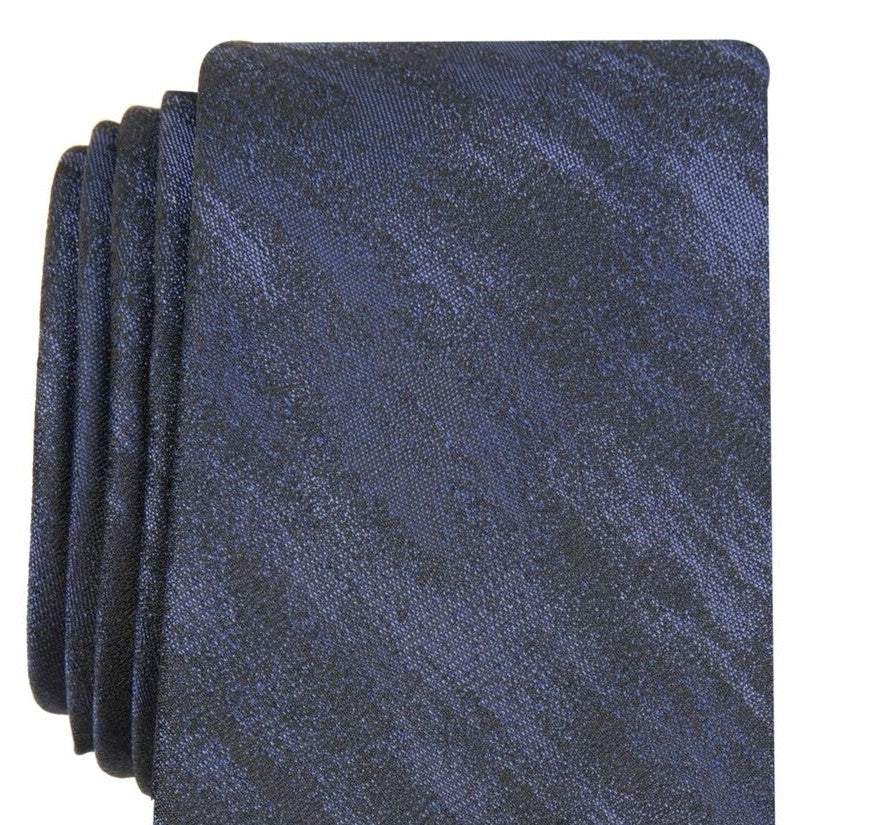 Gravata Alfani Optimus Solid Masculina Azul Tamanho Regular