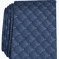 Gravata geométrica slim masculina Alfani, tamanho azul marinho, regular