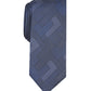 Gravata Alfani Masculina Slim Abstrata Geométrica Azul Marinho Tamanho Regular