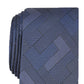 Gravata Alfani Masculina Slim Abstrata Geométrica Azul Marinho Tamanho Regular