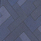 Gravata Alfani Masculina Slim Abstrata Geométrica Azul Marinho Tamanho Regular