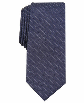 Gravata Alfani Masculina Maximus Solid Azul Tamanho Regular