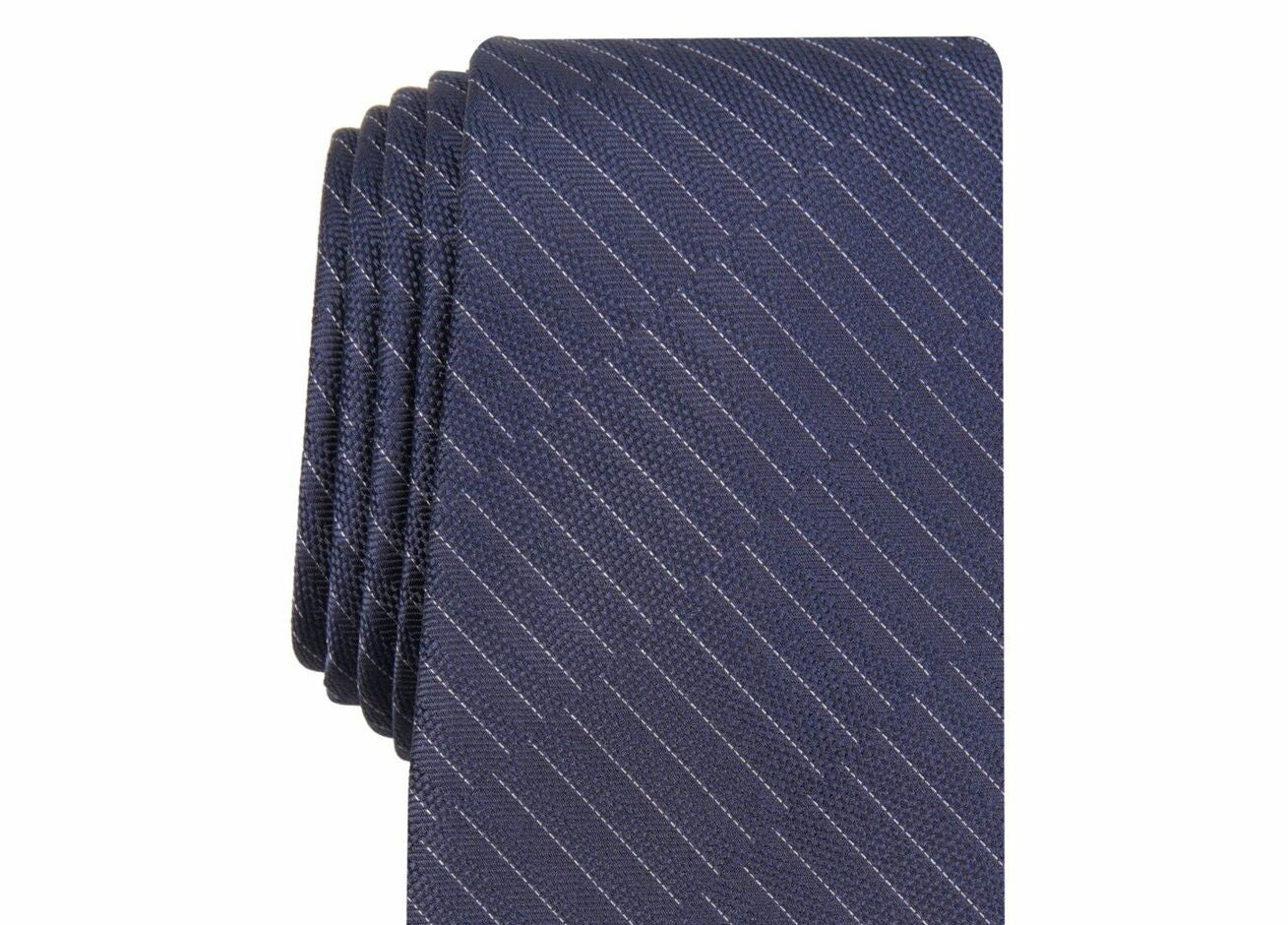 Gravata Alfani Masculina Maximus Solid Azul Tamanho Regular