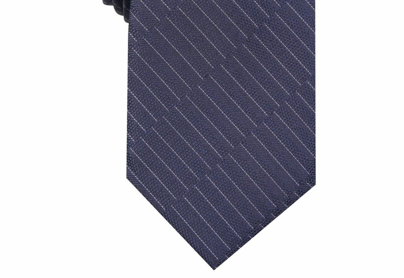 Gravata Alfani Masculina Maximus Solid Azul Tamanho Regular