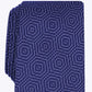 Gravata xadrez abstrata Debin masculina Alfani, tamanho marinho, regular