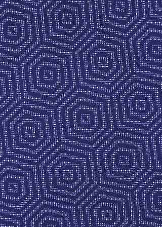 Gravata xadrez abstrata Debin masculina Alfani, tamanho marinho, regular