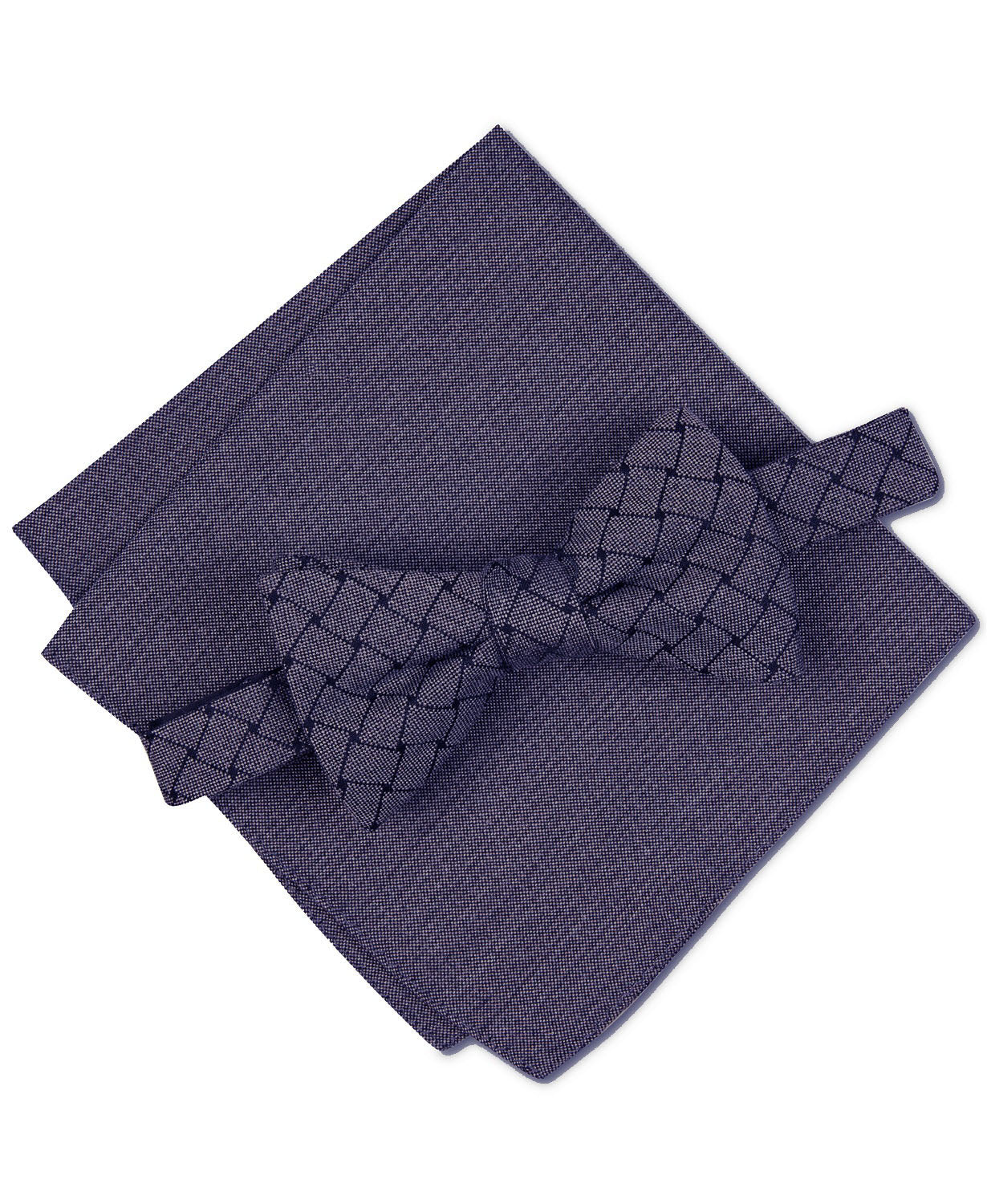 Gravata borboleta Alfani masculina Solid Mode azul tamanho regular