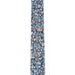 Gravata floral fina Ponderosa masculina Bar III, tamanho azul marinho, regular
