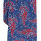 Gravata masculina Bar III Sorrento Skinny Paisley, tamanho azul marinho, regular