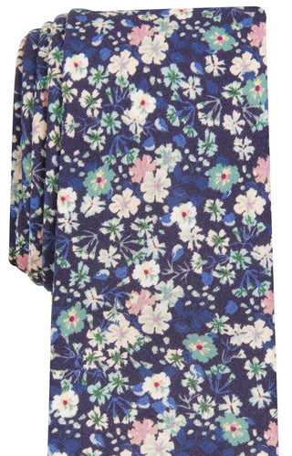 Gravata floral skinny Snyder masculina Bar III, verde, tamanho regular