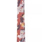 Gravata Skinny Floral Pepperwood Masculina Bar III Laranja Tamanho Regular