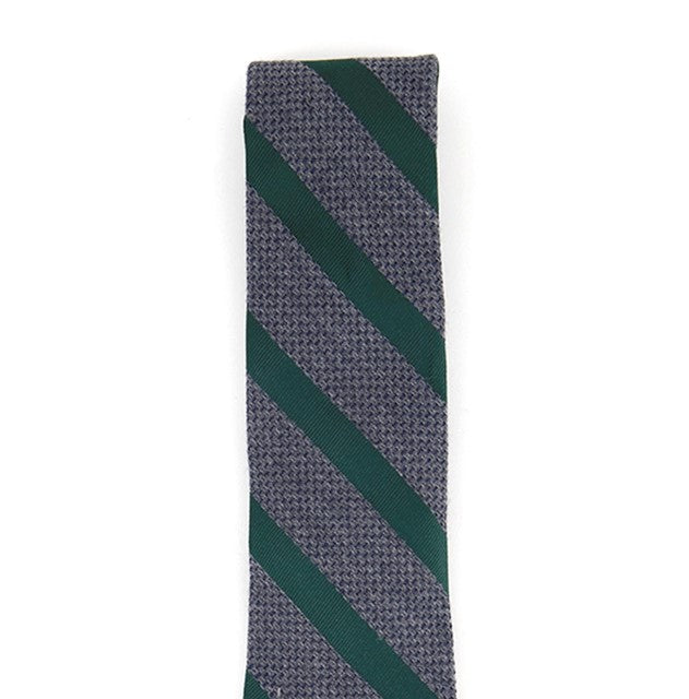 Gravata listrada masculina Tasso Elba Teramo verde tamanho regular