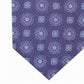 Gravata medalhão clássica masculina Tasso Elba roxa tamanho regular