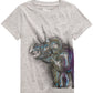Camiseta masculina Epic Threads Little Boys Triceratops, cinza, tamanho 6