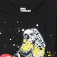 Camiseta masculina Epic Threads Little Boys Astronaut Glow in the Dark, preta, tamanho 7