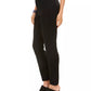 Jeans feminino com controle de barriga e bolso brilhante Style &amp; Co, preto, tamanho 14P