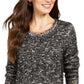 Suéter feminino com textura de cílios mesclados Style &amp; Co, tamanho X-S