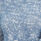 Suéter feminino com textura de cílios mesclados Style &amp; Co, azul, tamanho médio