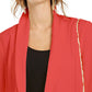 Blazer trespassado feminino INC International Concepts, vermelho, tamanho grande