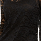 Blusa de renda feminina INC International Concepts, preta, tamanho pequeno