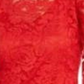 Blusa de renda feminina INC International Concepts, vermelha escura, tamanho pequeno
