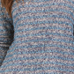 Suéter listrado feminino Style &amp; Co, azul marinho, tamanho X-S