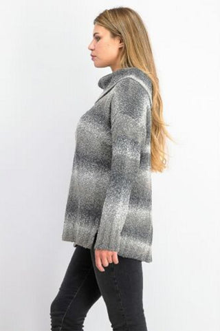 Suéter feminino Ombre Boucle da Style &amp; Co, preto, tamanho médio